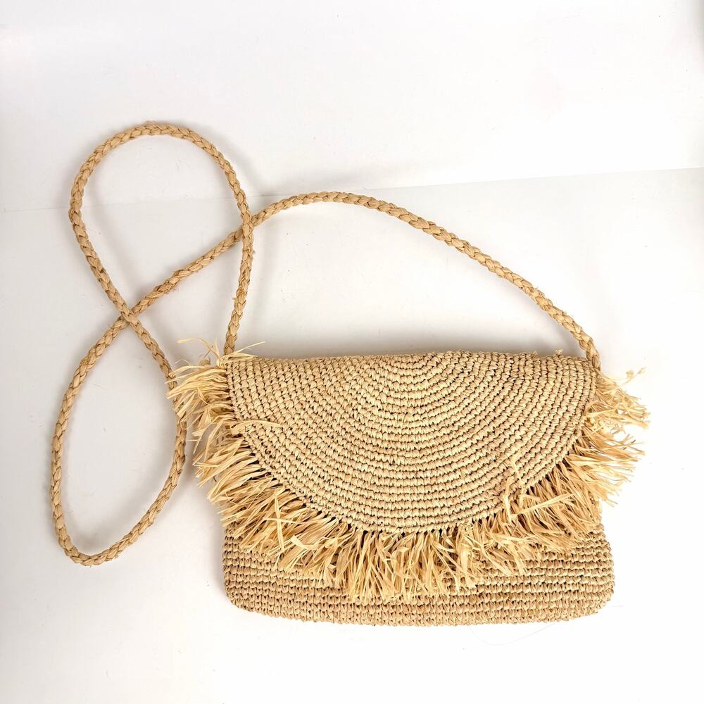 Mar y Sol Raffia Shoulder Bag